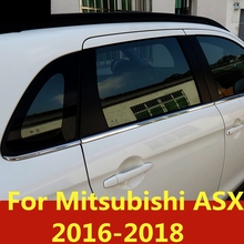 Tira de pilar de ventana de coche de alta calidad para decoración Exterior de coche accesorios de automóvil para Mitsubishi ASX 2016-2018 2024 - compra barato