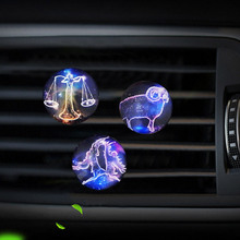 Twelve constellations car air freshener perfume air conditioner outlet Perfume clip in auto air freshener Car supplies 2024 - buy cheap