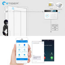 Etiger S4 2018 Smart Wireless Gsm Pstn Home Burglar Security Alarm System Pir Motion Detector Fire Smoke Detector Alarm Device 2024 - buy cheap