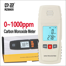 Rz analisador detector de vazamento de gás, portátil, lcd, testador, mete de monóxido de carbono, 1000ppm co, monitor de gás de alta precisão gm8805 2024 - compre barato