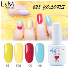 Gelartist-Kit de esmalte de uñas de Gel UV, 12 Uds., esmalte de uñas para remojo, 30 días de duración (10 colores + 1top + 1base) 2024 - compra barato