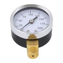 Mini manômetro e compressor hidráulico, medidor de pressão 0-200psi 1/4 para teste de pressão de combustível, óleo, líquido, água 2024 - compre barato