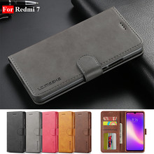 Redmi 7 Case Leather vintage Wallet Cases For Funda Xiaomi Redmi 7 Cases Flip Phone Case On Xiaomi Redmi 7 Cover With Magnetic 7 2024 - buy cheap