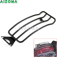 Motorcycle Rear Luggage Rack Black Passenger Solo Seats For Harley Road King Touring Road/Electra Glide FLHT FLTR FLHR 1998-04  2024 - buy cheap