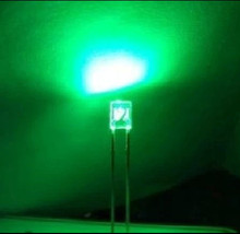 Diodo emissor de luz led verde 2x3x4, 1000 peças, super brilhante, difusão de água transparente 2024 - compre barato