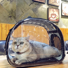 Classic Transparent Cat Dog Carrier Bag Breathable Pet Travel Handbag Foldable Outdoor Shoulder Bags Puppy Travel Carrying Bags 2024 - buy cheap