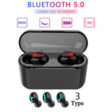 Беспроводные Bluetooth 5,0 наушники-вкладыши, стерео TWS Bluetooth наушники, беспроводные наушники Bluetooth для Xiaomi, iphone 2024 - купить недорого