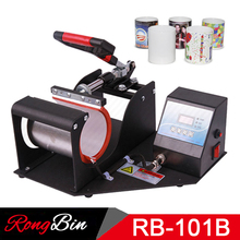 New Red Handle Mugs Sublimation Mug Press Machine Mug Heat Press Printer Heat Transfer Machine 11oz Cup Printing 2024 - buy cheap