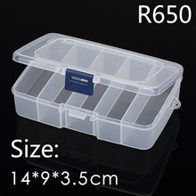 Transparent Plastic Small Parts Sub-grid boxes Packaging Storage organizer box with Lid Multi-Grid boxes for jewelry accessorie 2024 - buy cheap