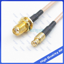 Tanger MCX male plug to SMA female jack straight connector with 20cm 8inch RG316 RG-316 RF Coaxial Pigtail Jumper Low Loss cable 2024 - buy cheap
