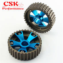 1 Pair Adjustable Cam Gears Pulley Kit Fits For Honda Civic Acura B16A B16B DOHC Blue 2024 - buy cheap