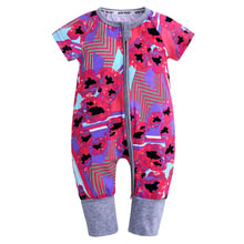 PQ090 Infant Clothing 2019 Summer Baby Rompers floral Baby Girls Boys Jumpsuit Kids Baby Costume Outfits Newborn Baby Clothes 2024 - buy cheap