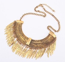 Коллекция 2015 года, модное элегантное комбинированное ожерелье из хрустальной ивы, изогнутое ожерелье в стиле ретро, корейская мода, оптовая продажа, золотое украшение, ожерелье 2024 - купить недорого