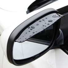 Adesivo pvc protetor de chuva para carro, 2 peças sobrancelha espelho traseiro, para infiniti ex fx jx qx x25 ex35 fx g25 g35 g37 esq qx50 qx60 qx70 qx80 2024 - compre barato