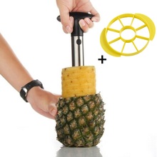 Pelador de piña de acero inoxidable, accesorios de cocina, rebanador de manzana, cortador de frutas, Ananas de cocina 2024 - compra barato