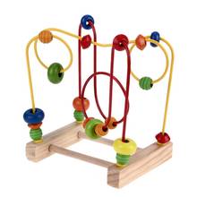 Красочные деревянные математические шарики Забавные игрушки Дерево ранняя развивающая игрушка для малышей для развития интеллекта 2024 - купить недорого