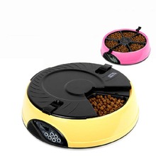 Automatic Pet Feeder Bowl 6 Meals Cat or Dog Holiday Auto Dispencer Bowl LCD display with Voice Recorder 2024 - buy cheap