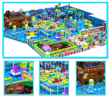 Заказное оборудование для развлекательных площадок для детей, Океанский морской замок для игры в помещении, производитель игрушек от производителя, YLW-IN17004A 2024 - купить недорого