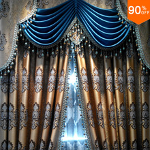 Varillas de cortina de succión con bordado dorado y azul, corazón, mosquito, hotel, cortina magnética con imanes, ventana de ancho de 1 metro 2024 - compra barato