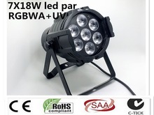 Super LED Spot Light LED Can Par 7x18W Light Cast Aluminum RGBWA + UV 6IN1 dmx512 Stage Light Professional Home Entertainment DJ 2024 - buy cheap