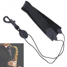 Correa de cuello de saxofón ajustable, de 4cm de ancho, suave, de un solo hombro, para saxofón Soprano de Alto Tenor 2024 - compra barato