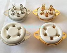 5PCS  GZC5-2-G Gold-plated 5-legged Electronic Tube Seat Bile Machine FU-7 807 Five-legged Socket HIFI DIY 2024 - buy cheap