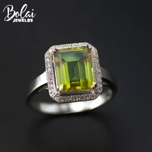 Bolai Zultanit Ring 925 Sterling Silver Color Change Created Diaspore Emerald cut Gemstone Fine Jewelry for Women Wedding Gift 2024 - buy cheap