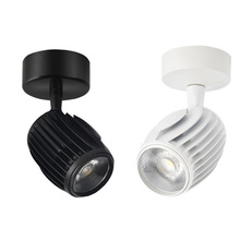 Потолочный светодиодный светильник с COB матрицей, лампа для поверхностного монтажа, 20 Вт/30 Вт/40 Вт, с черным/белым корпусом 2024 - купить недорого