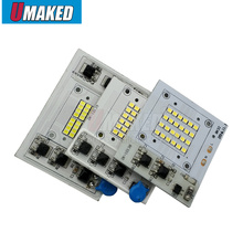 Fuente de iluminación led sin conductor, AC170-260V SMD, chip de lámpara de controlador IC inteligente, 20w, 30w, 50w 2024 - compra barato