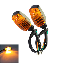 2x 12V Universal Motorcycle Mini Turn Signal Indicators Flasher Light Bulb Lamp Blinker Clear Lens Amber Light 2024 - buy cheap
