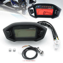 Universal Motorcycle LCD Digital 7 Colors 13000rpm Speedometer Odometer Backlight Motorcycle Odometer for 2,4 Cylinders meter 2024 - buy cheap