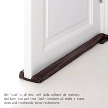 Sellador de polvo para puertas y ventanas de Interior o Exterior, tope de seguridad para puertas y ventanas, color marrón 2024 - compra barato