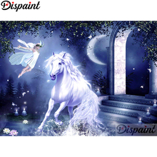 Dispaint-pintura de diamante 5D DIY "paisaje bonito caballo", bordado 3D con diamantes de imitación cuadrados o redondos, estilo punto de cruz, decoración del hogar, A10765 2024 - compra barato