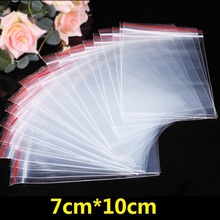 100pcs/pack 7x10cm Jewelry Ziplock Zip Zipped Lock Reclosable Plastic Poly Clear Bags 2024 - buy cheap