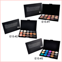Paleta de sombra de ojos, 15 colores, maquillaje, base, cosmética, conjunto de tamaño completo 2024 - compra barato