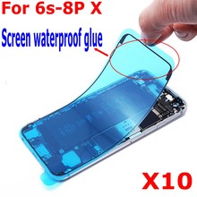 10pcs Screen Waterproof Sticker For iPhone 6s 6s plus 7 7 plus 8 8 plus X LCD Screen Tape 3M Adhesive Glue Repair Parts Sealant 2024 - buy cheap