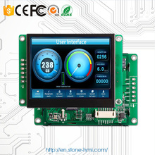 3,5-дюймовая TFT LCD промышленная панель управления с RS232/ RS485/ TTL 2024 - купить недорого