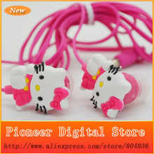 High Quality 3.5mm Hello Kitty Shaped Stereo Earphone For MP3 MP4 Mobile Phone 2024 - buy cheap