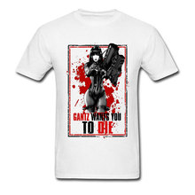 Camiseta masculina para adultos, camiseta de anime, gantz necessita camiseta de estudante do sangue, mais nova camiseta japonesa, 2019 algodão, top horror 2024 - compre barato