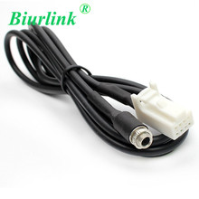 Biurlink-Cable auxiliar Jack de 3,5 MM para Nissan, conector cambiador de CD de 8 pines para Infiniti Sylphy Tiida Qashqai Geniss 2024 - compra barato