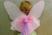 2019 Kids Girls Butterfly Wing Dress Children Fairy Cosplay Costume Performance Props Party Christmas Masquerade Angel wings 2024 - buy cheap