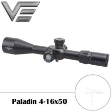 Вектор Оптика Paladin 4-16x50 компактный прицел FFP 1/4 MOA длинный глаз рельеф прицел с красной зеленой подсветкой для страйкбола 2024 - купить недорого