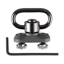 Floating Quick Release Pedestal M-LOK Strap Buckle Metal Strap Loop QD Sling Swivel Adapter Rail Mount Steel Push Button 2024 - buy cheap