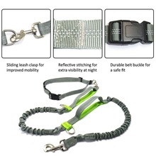 Dogs Leash Running Elasticity Hand Freely Pet Products Dogs Harness Collar Jogging Lead and Adjustable Waist Rope 2024 - buy cheap