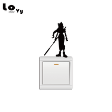 Video Game Final Fantasy Vinyl Switch Sticker Cartoon Silhouette Wall Sticker for Bedroom Home Decor  SW0472 2024 - buy cheap