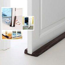 2019 New Fashion Twin Door Doorstop Decor Draft Dodger Guard Stopper Energy Saving Protector Door Floor Cleaning Tools 2024 - buy cheap