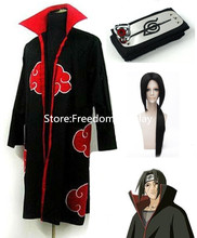 anime Naruto Akatsuki Itachi Uchiha Cosplay Costume 2024 - buy cheap