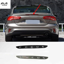 Free shipping 1pc Stainless steel High position Brake lights decoration cover for 2019 Ford FOCUS 4 MK4 sedan 2024 - buy cheap