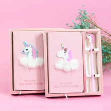 Unicorn Notebook Quality Note Book With Pen Set Diary Day Planner Kawaii Journal Stationery School Supplies Study Gift Tools 2024 - buy cheap