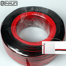 20 meters Electrical Wire Tinned Copper 2 Pin insulated PVC Extension LED Strip Cable Red Black Wire Electric Extend Cord 2024 - buy cheap